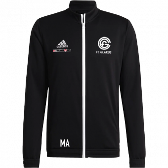 FC Glarus adidas Entrada 22 Track Jacket | Kinder in schwarz 